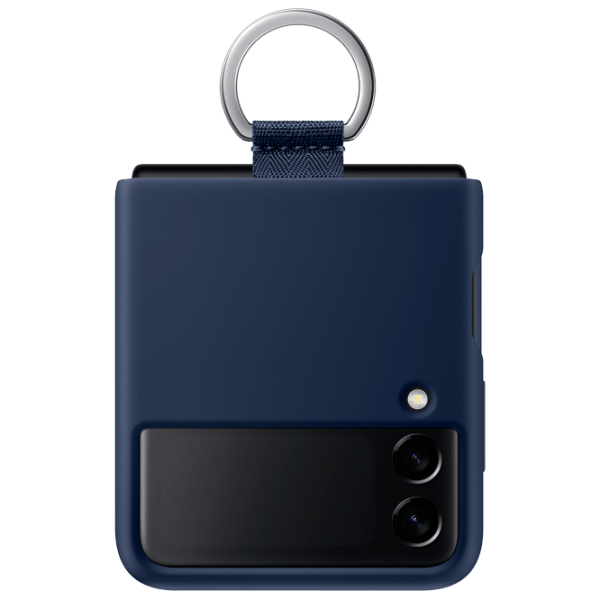Husă pentru smartphone Samsung Galaxy Flip3 (EF-PF711) Navy Blue Samsung, TPU, Back photo 3