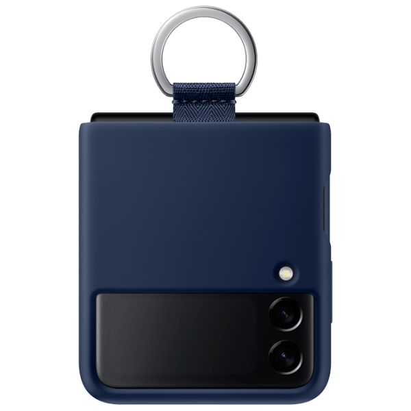 Husă pentru smartphone Samsung Galaxy Flip3 (EF-PF711) Navy Blue Samsung, TPU, Back photo 3