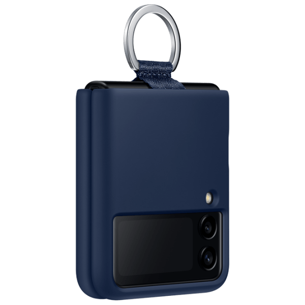 Husă pentru smartphone Samsung Galaxy Flip3 (EF-PF711) Navy Blue Samsung, TPU, Back photo 4