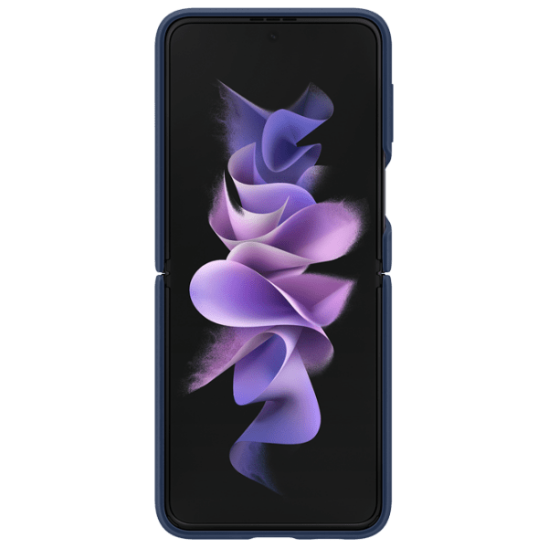 Husă pentru smartphone Samsung Galaxy Flip3 (EF-PF711) Navy Blue Samsung, TPU, Back photo 5
