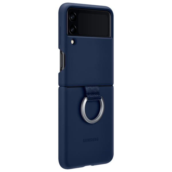 Husă pentru smartphone Samsung Galaxy Flip3 (EF-PF711) Navy Blue Samsung, TPU, Back photo 6