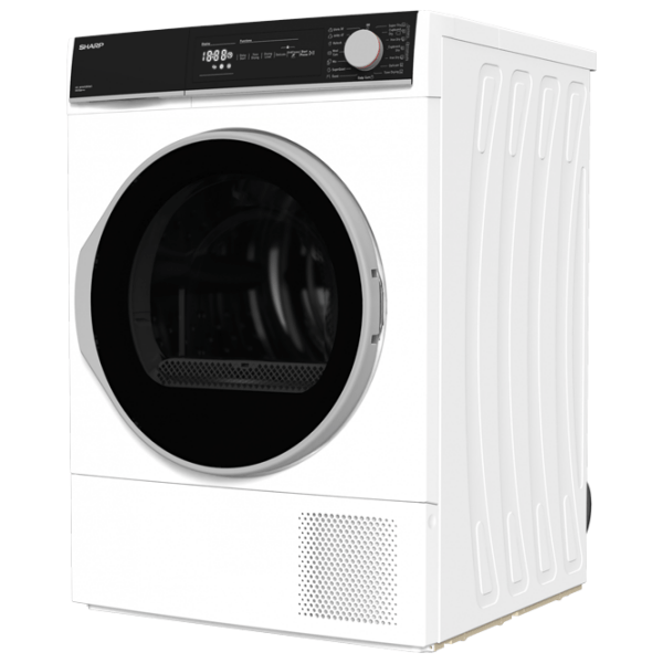 Mașină de uscat rufe SHARP KD-NHH8S8GW3-EE White 8 kg, A+++ photo 2
