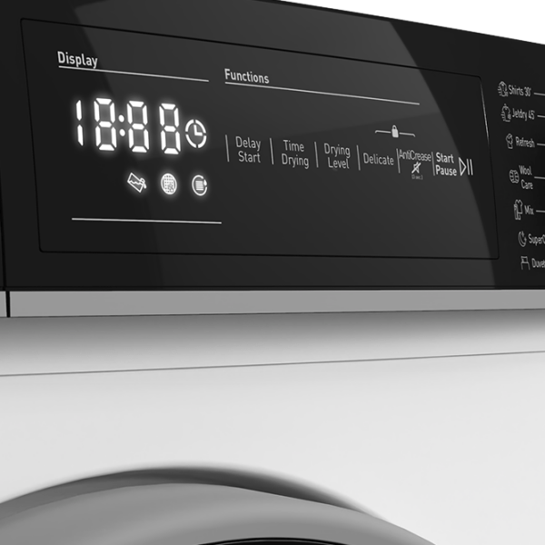Mașină de uscat rufe SHARP KD-NHH8S8GW3-EE White 8 kg, A+++ photo 5