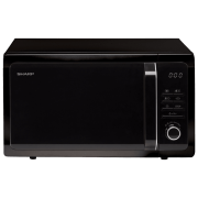 Cuptor cu microunde SHARP R343BK Black Solo, 25 l, 900 W