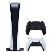 Consolă pentru jocuri Sony PlayStation 5 Digital Edition + Black Extra DualSense White SSD 825 GB, RAM 16 GB