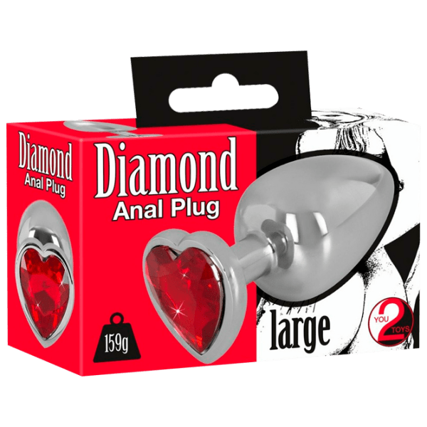 Анальная игрушка You2Toys Aluminium Butt Plug Серебристый  photo 4