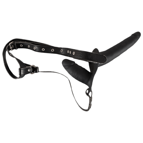 Страпон You2Toys Double Strap On Черный Силикон photo 1