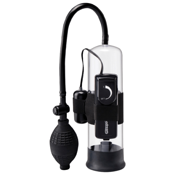 Насос для члена Pipedream Pump Worx Beginner’s Vibrating Pump Прозрачный  photo 1