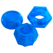 Эрекционные кольца You2Toys Deluxe Cock Ring Светло-синий Термоэластопласт