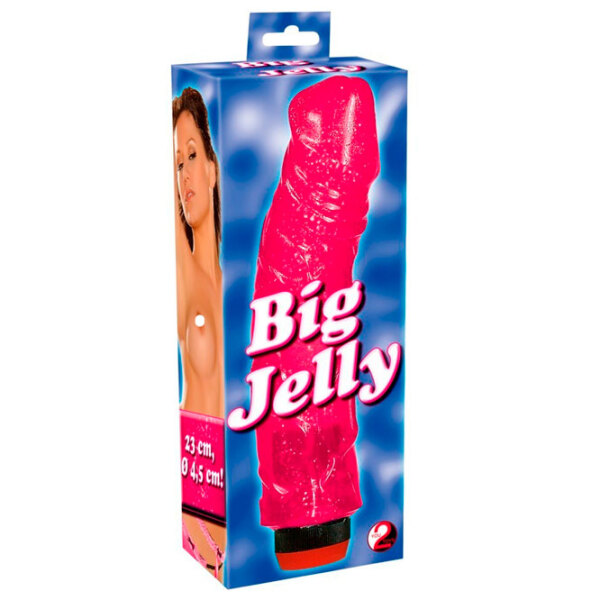 Вибратор You2Toys Big Jelly Розовый  photo 4