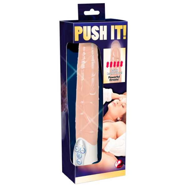 Вибратор You2Toys Push It Бежевый  photo 5