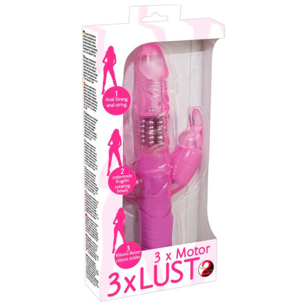 Вибратор You2Toys Rabbit Dual Pleasure Розовый  photo 2