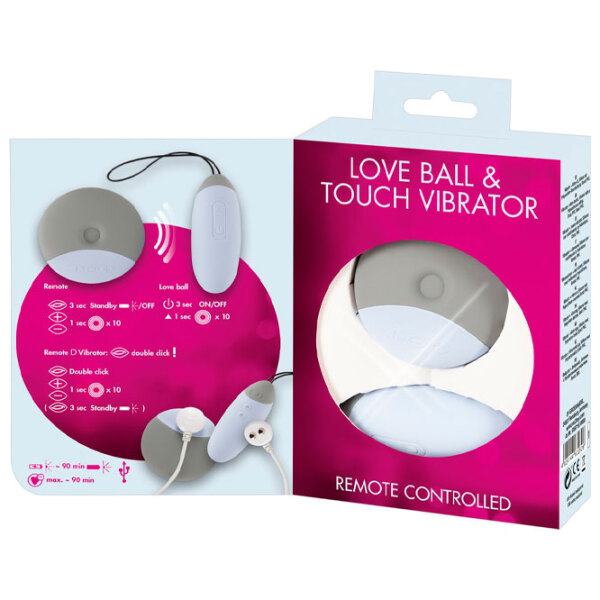 Вибратор You2Toys Love Ball Светло-синий  photo 8