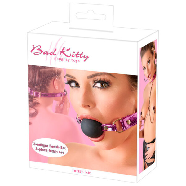 Фиксаторы для рук и ног Bad Kitty Fetish Kit Фиолетовый  photo 8