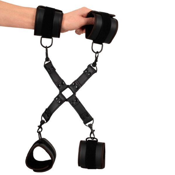 Фиксаторы для рук и ног Vegan Fetish Bondage Set Черный  photo 4