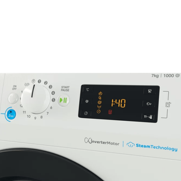 Mașină de spălat Indesit BWSE 71095X WBV EE White 7 kg, 1000 rpm, A++ photo 7