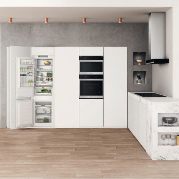 Frigider încorporabil Whirlpool WHC18 T573 White 182l/ No Frost, 68l/ No Frost, A+++ photo 8