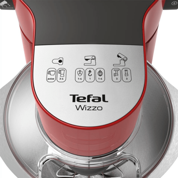 Mașină de bucătărie Tefal QB317538 Red 1000 W, Mecanic, Numărul de viteze: 7 photo 4