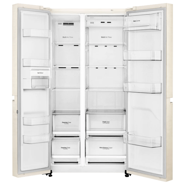 Frigider LG GC-B247SEDC Beige 406l/ No Frost, 220l/ No Frost, A+ photo 4