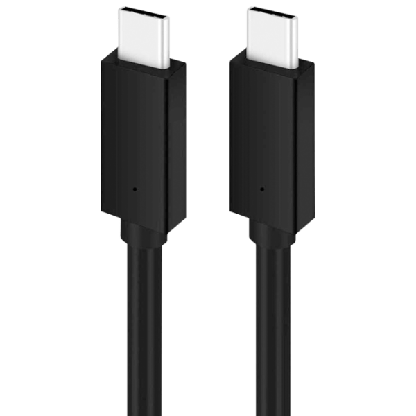 Cablu pentru telefon Platinet PUCC5A2B USB Type-C/ USB Type-C Black  photo 1