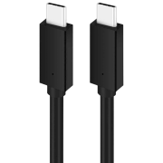 Cablu pentru telefon Platinet PUCC5A2B USB Type-C/ USB Type-C Black 