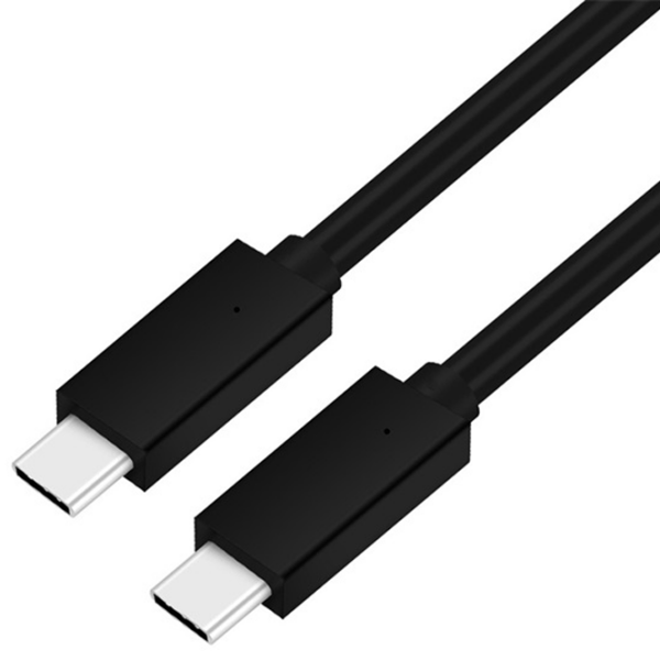 Cablu pentru telefon Platinet PUCC5A2B USB Type-C/ USB Type-C Black  photo 2