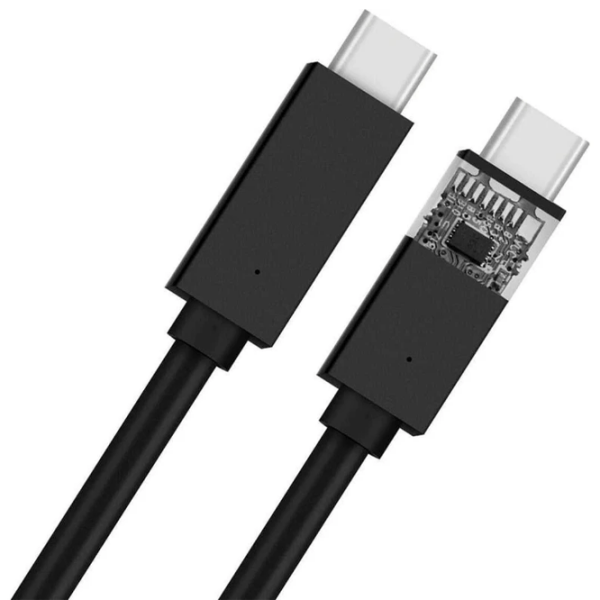 Cablu pentru telefon Platinet PUCC5A2B USB Type-C/ USB Type-C Black  photo 3