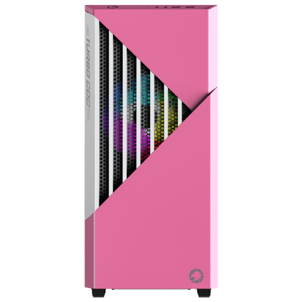 Корпус Gamemax Contac COC Розовый Серый ITX photo 2