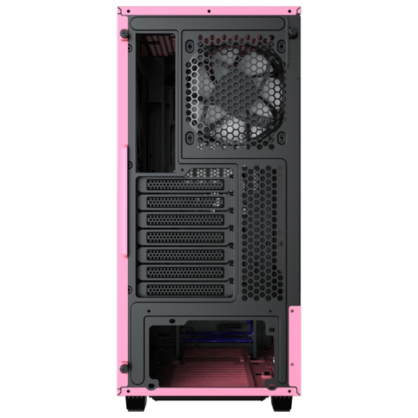 Корпус Gamemax Contac COC Розовый Серый ITX photo 6