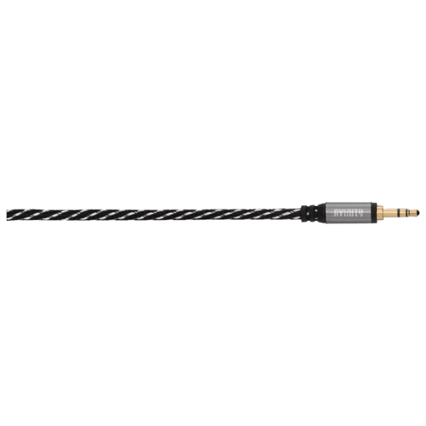 Cablu audio Avinty 00127044 3.5 mm/ 3.5 mm Black  photo 1