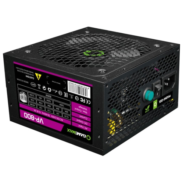 Блок питания Gamemax VP-800 800 Вт Черный  photo 3