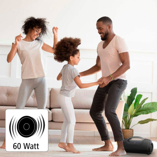 Boxă portabilă Hama SoundBarrel Black 60 W photo 5