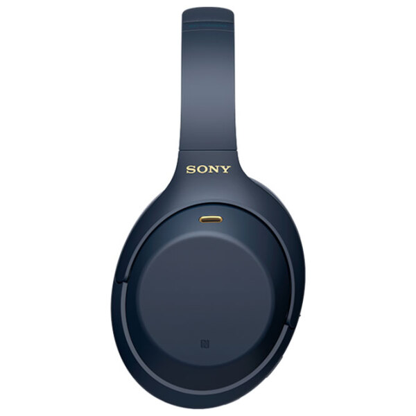 Căști Sony Sony WH-1000XM4 Midnight Blue Fără fir + Cu fir / Personal / Over the ear photo 3