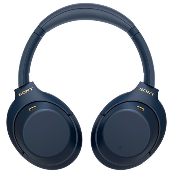 Căști Sony Sony WH-1000XM4 Midnight Blue Fără fir + Cu fir / Personal / Over the ear photo 4