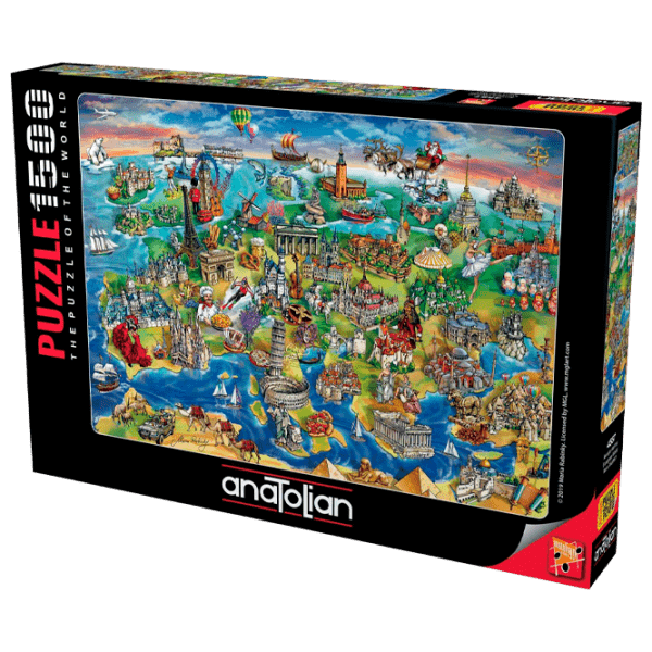 Пазл 3D Anatolian Europa (A4557) Количество деталей: 1500, Рекомендуемый возраст: 12+ photo 1