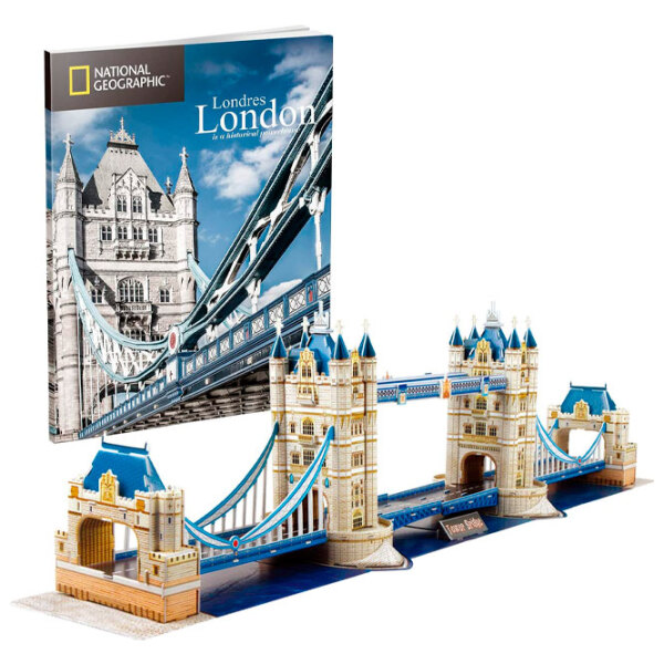 Puzzle 3D CubicFun TOWER BRIDGE (DS0978h) Numărul de piese: 120, V&acirc;rsta recomandată: 6+ photo 3