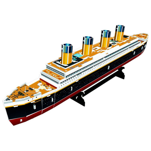 Puzzle 3D CubicFun Titanic (small) (T4012h) Numărul de piese: 40, V&acirc;rsta recomandată: 3+ photo 3