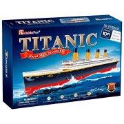 Puzzle 3D CubicFun Titanic (T4011h) Numărul de piese: 12, V&acirc;rsta recomandată: 3+