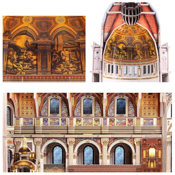Puzzle 3D CubicFun St.Pauls Cathedral (MC270h) Numărul de piese: 643, V&acirc;rsta recomandată: 6+ photo 5