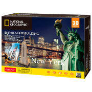Пазл 3D CubicFun EMPIRE STATE BUILDING (DS0977h) Количество деталей: 55, Рекомендуемый возраст: 6+