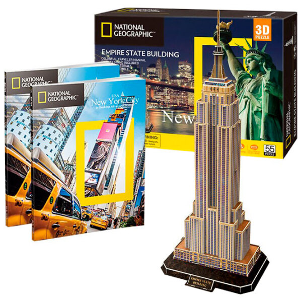 Пазл 3D CubicFun EMPIRE STATE BUILDING (DS0977h) Количество деталей: 55, Рекомендуемый возраст: 6+ photo 2