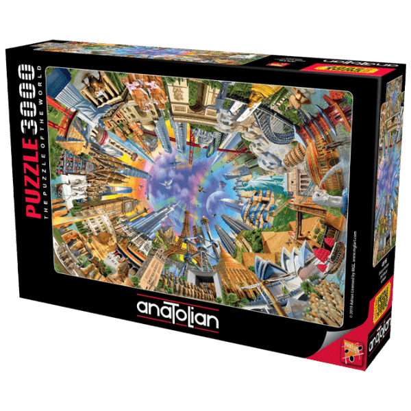 Пазл 2D Anatolian 360 World (A4916) Количество деталей: 3000, Рекомендуемый возраст: 12+ photo 1