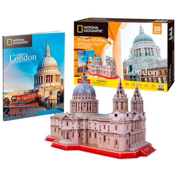 Puzzle 3D CubicFun St.Pauls Cathedral (DS0991h) Numărul de piese: 107, V&acirc;rsta recomandată: 6+ photo 2