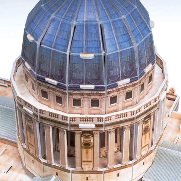 Puzzle 3D CubicFun St.Pauls Cathedral (DS0991h) Numărul de piese: 107, V&acirc;rsta recomandată: 6+ photo 5