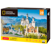 Пазл 3D CubicFun NEUSCHWANSTEIN CASTLE (DS0990h) Количество деталей: 121, Рекомендуемый возраст: 6+