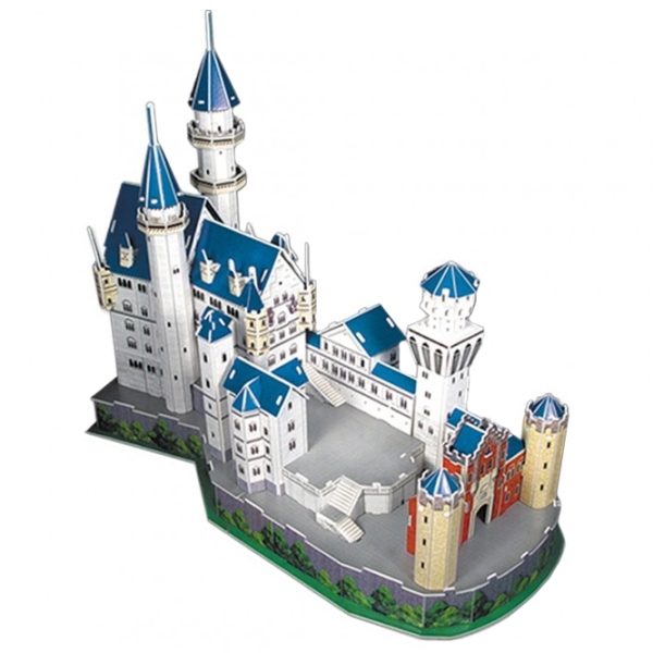 Пазл 3D CubicFun NEUSCHWANSTEIN CASTLE (DS0990h) Количество деталей: 121, Рекомендуемый возраст: 6+ photo 4