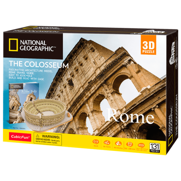 Puzzle 3D CubicFun HE COLOSSEUM (DS0976h) Numărul de piese: 131, V&acirc;rsta recomandată: 6+ photo 1
