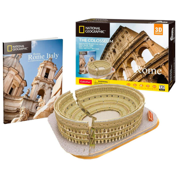 Puzzle 3D CubicFun HE COLOSSEUM (DS0976h) Numărul de piese: 131, V&acirc;rsta recomandată: 6+ photo 2