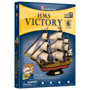 Puzzle 3D CubicFun HMS Victory (T4019h) Numărul de piese: 189, V&acirc;rsta recomandată: 6+