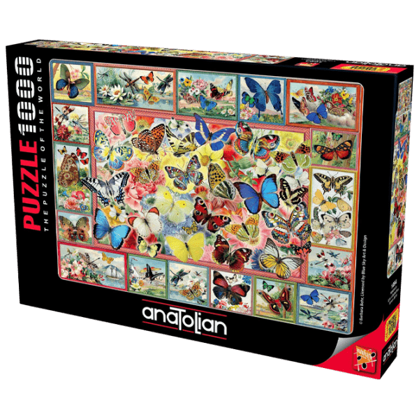 Пазл 2D Anatolian Lots Of Butterflies (A1094) Количество деталей: 1000, Рекомендуемый возраст: 12+ photo 1